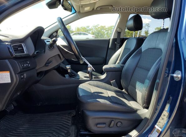 KNDCC3LC7K5265855 2019 KIA NIRO Blue Սալոնի դիմացի տեսք