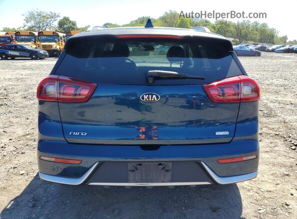 KNDCC3LC7K5265855 2019 KIA NIRO Blue Հետևի տեսք