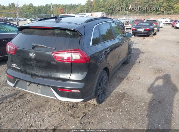 KNDCC3LC9K5252363 2019 KIA NIRO Black უკანა მარჯვენა