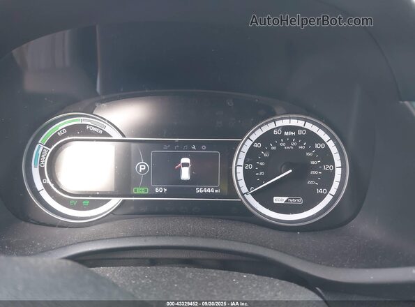 KNDCC3LC9K5252363 2019 KIA NIRO Black უკანა სავარძლების ხედი