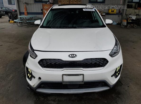 KNDCC3LDXM5484174 2021 KIA NIRO White წინა ხედი