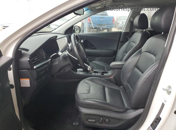 KNDCC3LDXM5484174 2021 KIA NIRO White წინა სალონის ხედი