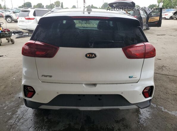 KNDCC3LDXM5484174 2021 KIA NIRO White უკანა ხედი