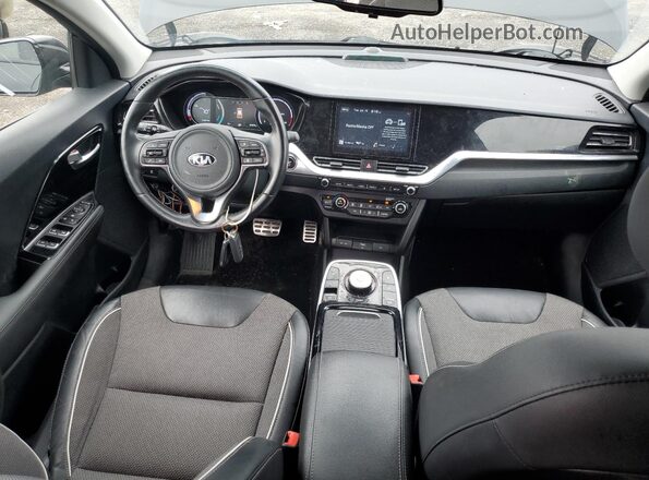 KNDCC3LG6L5036619 2020 KIA NIRO Black Առջևի վահանակի տեսք