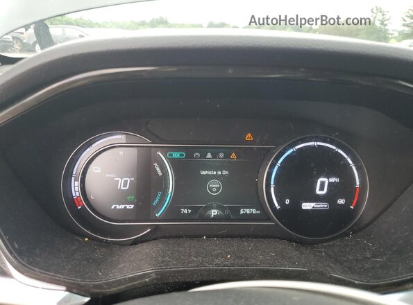 KNDCC3LG6L5036619 2020 KIA NIRO Black Սարքավորումների վահանակի տեսք