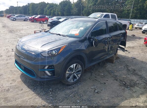 KNDCE3LG7N5138248 2022 KIA NIRO EV Gray Առջևի ձախ երեք քառորդ տեսարան