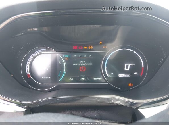 KNDCE3LG7N5138248 2022 KIA NIRO EV Gray Հետևի նստատեղերի տեսք