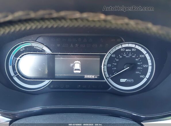 KNDCM3LD3N5546285 2022 KIA NIRO PLUG-IN HYBRID Black Widok tylnych siedzeń