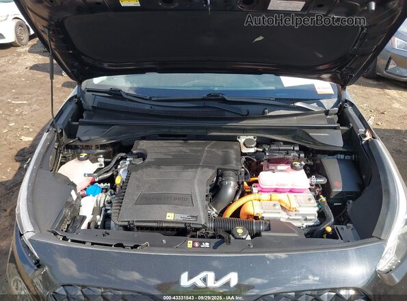 KNDCM3LD5N5502286 2022 KIA NIRO PLUG-IN HYBRID Black Widok z tyłu