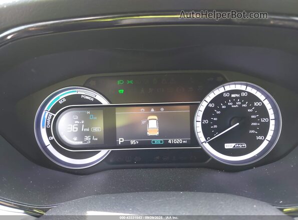 KNDCM3LD5N5502286 2022 KIA NIRO PLUG-IN HYBRID Black Widok tylnych siedzeń