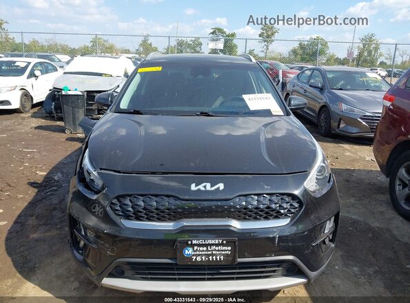 KNDCM3LD5N5502286 2022 KIA NIRO PLUG-IN HYBRID Black Widok wnętrza z tyłu