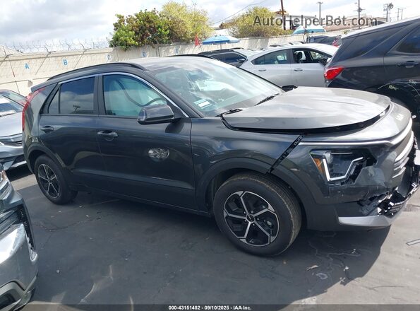 KNDCR3LE9S5289686 2025 KIA NIRO Gray Вид задньої частини салону