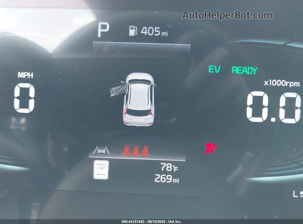 KNDCR3LE9S5289686 2025 KIA NIRO Gray 