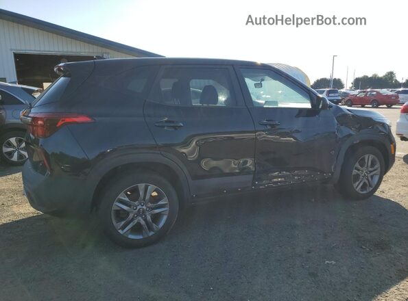 KNDEPCAA9M7187438 2021 KIA SELTOS Черный Задняя правая четверть