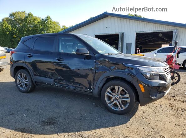 KNDEPCAA9M7187438 2021 KIA SELTOS Черный Передняя правая четверть