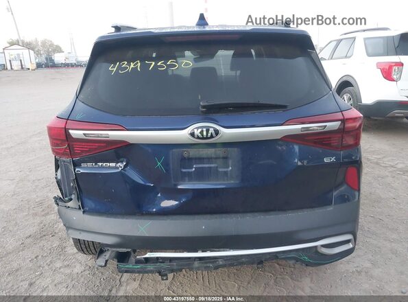 KNDERCAA2M7153884 2021 KIA SELTOS Blue 