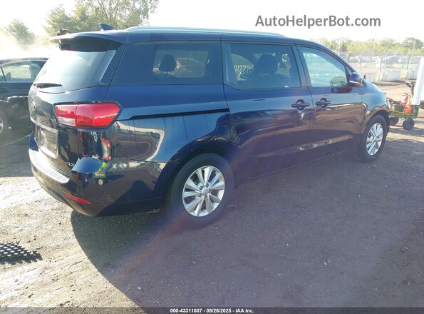 KNDMB5C10J6367945 2018 KIA SEDONA Blue Tył prawy