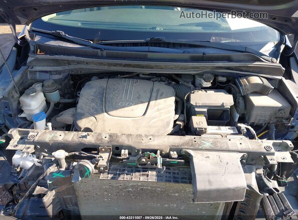 KNDMB5C10J6367945 2018 KIA SEDONA Blue Widok z tyłu