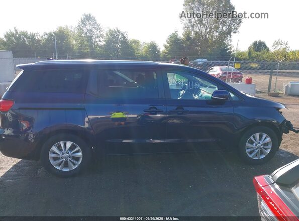 KNDMB5C10J6367945 2018 KIA SEDONA Blue Widok wnętrza 360 stopni