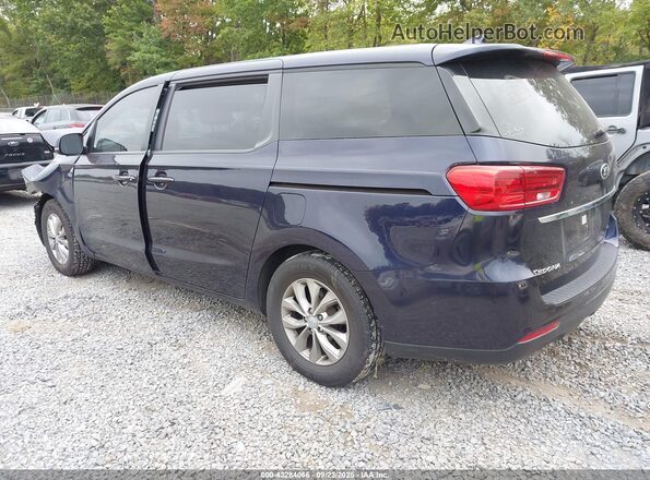 KNDMB5C11L6619804 2020 KIA SEDONA Синий Задняя левая четверть