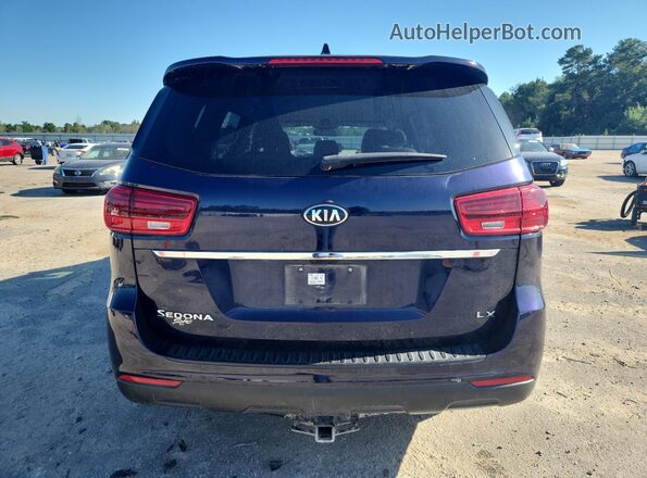 KNDMB5C11M6668258 2021 KIA SEDONA Blue Rear view