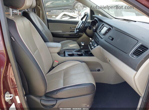 KNDMB5C12L6642296 2020 KIA SEDONA Purple Vista interior delantera