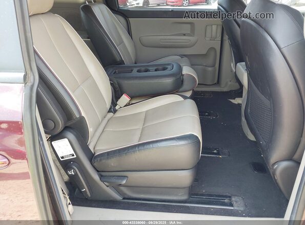 KNDMB5C12L6642296 2020 KIA SEDONA Purple Vista de la etiqueta del VIN
