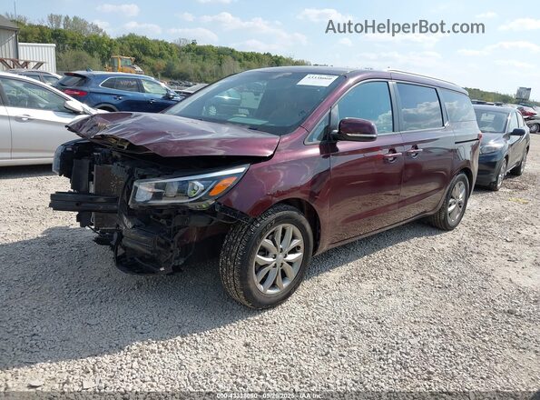KNDMB5C12L6642296 2020 KIA SEDONA Purple Vista tres cuartos delantera izquierda