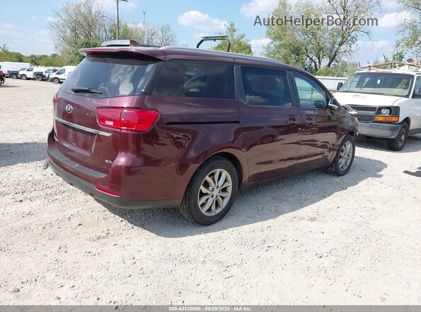 KNDMB5C12L6642296 2020 KIA SEDONA Purple Trasero derecho