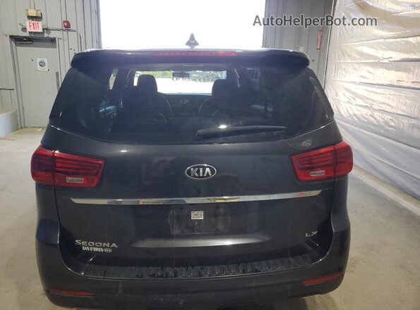 KNDMB5C12M6673128 2021 KIA SEDONA Charcoal უკანა ხედი