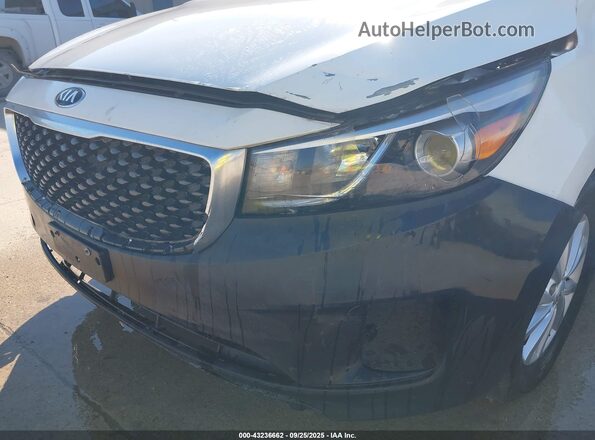 KNDMB5C15H6335650 2017 KIA SEDONA White Widok z przodu