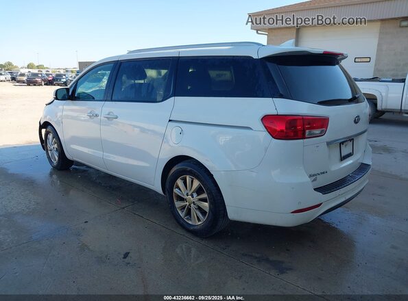 KNDMB5C15H6335650 2017 KIA SEDONA White Tył lewy