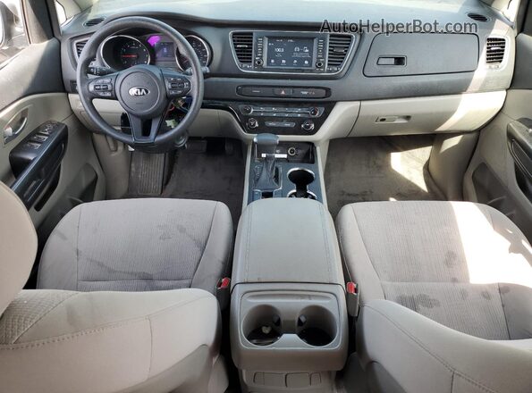 KNDMB5C15L6604819 2020 KIA SEDONA Silver Dashboard view