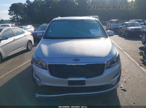 KNDMB5C16L6576898 2020 KIA SEDONA Silver Dashboard view
