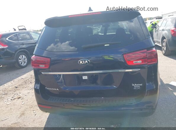 KNDMB5C16L6654743 2020 KIA SEDONA Navy 