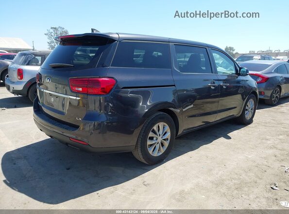 KNDMB5C18L6659295 2020 KIA SEDONA Gray Հետևի աջ
