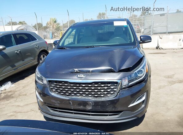 KNDMB5C18L6659295 2020 KIA SEDONA Gray Սարքավորումների վահանակի տեսք