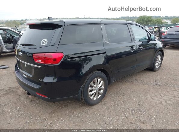 KNDMB5C18M6668080 2021 KIA SEDONA Black Задня права чверть