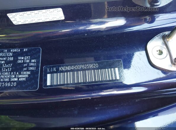 KNDNB4H30P6259620 2023 KIA CARNIVAL MPV Dark Blue Вид подкапотного пространства
