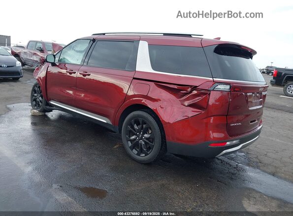 KNDNE5H33P6202308 2023 KIA CARNIVAL MPV Red Trasero izquierdo