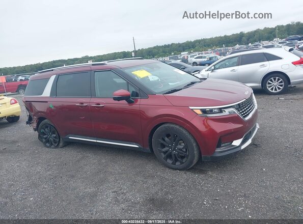 KNDNE5H38R6321362 2024 KIA CARNIVAL Red Вид задньої частини салону