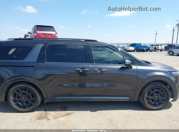 KNDNE5K36S6458296 2025 KIA CARNIVAL MPV Gray Սարքավորումների վահանակի տեսք