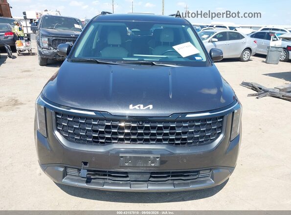 KNDNE5K36S6458296 2025 KIA CARNIVAL MPV Gray Առջևի վահանակի տեսք