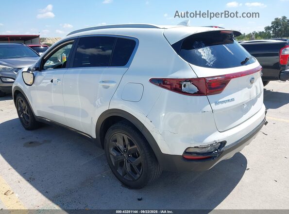 KNDP63AC0M7849792 2021 KIA SPORTAGE White უკანა მარცხენა