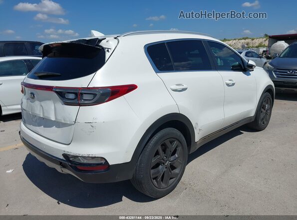 KNDP63AC0M7849792 2021 KIA SPORTAGE White უკანა მარჯვენა