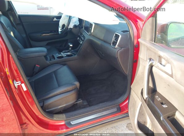 KNDP63AC6M7937052 2021 KIA SPORTAGE Red Вид салону спереду