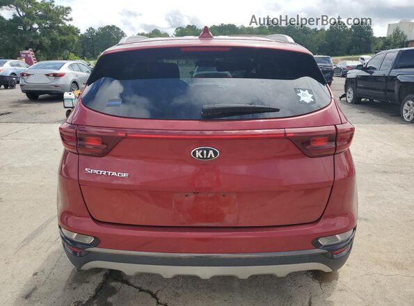 KNDP63ACXM7848195 2021 KIA SPORTAGE Red უკანა ხედი