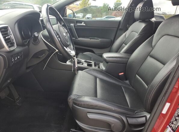 KNDP63ACXM7848195 2021 KIA SPORTAGE Red წინა სალონის ხედი