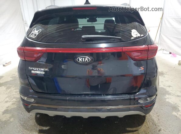 KNDP6CAC4L7719688 2020 KIA SPORTAGE Black Widok z tyłu