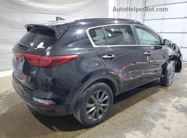 KNDP6CAC4L7719688 2020 KIA SPORTAGE Black Tył prawy